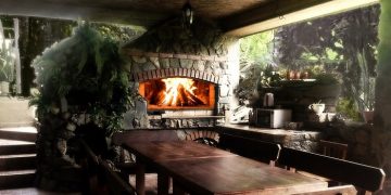 Камін і гриль в одному проєкті, як облаштувати ідеальний двір